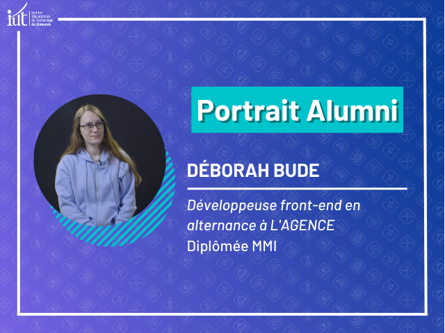 #Alumni | Portrait de Déborah Bude – Diplômée MMI - iut